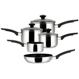 Prestige Dura Steel 5 Piece Stainless Cookware Set