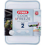 Pyrex Cook & Freeze Storage Set 2 Piece