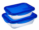 Pyrex Cook & Go Rectangular Storage Set