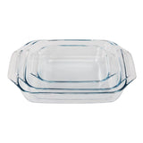 Pyrex Cookware Clear Baking dish Set of 3