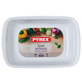 Pyrex Supreme 30cm Rectangular Roaster In White