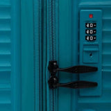 Qubed Data 74cm 4-Wheel Expandable Suitcase In Teal