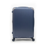 Qubed Guarded 68cm 4-Wheel Expandable Suitcase In Navy