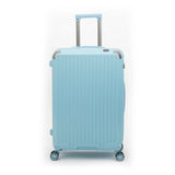 Qubed Guarded 78cm 4-Wheel Expandable Suitcase In Sky Blue