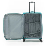 Qubed Polar 65cm 4-Wheel Expandable Suitcase In Teal