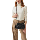 Radley Dukes Place Quilt Medium Ziptop Crossbody in Black