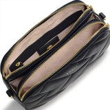 Radley Dukes Place Quilt Medium Ziptop Crossbody in Black