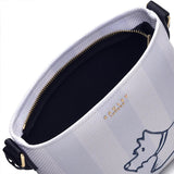 Radley Palace Gardens Stripe Small Ziptop Crossbody in Chalk
