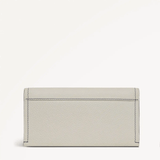 Radley Cut Out Floral Large Flapover Purse In Chalk
