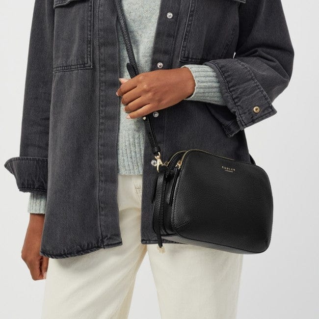 Radley Dukes Place Medium Ziptop Crossbody in Black