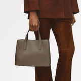 Radley Dukes Place Medium Ziptop Grab Bag In Coffee