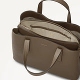 Radley Dukes Place Medium Ziptop Grab Bag In Coffee