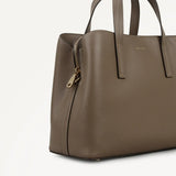 Radley Dukes Place Medium Ziptop Grab Bag In Coffee