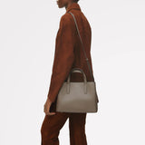 Radley Dukes Place Medium Ziptop Grab Bag In Coffee