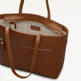 Radley Fountain Road Medium Ziptop Tote Bag In Tan