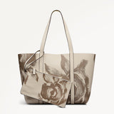 Radley Hanbury Row Floral Large Open Top Tote in Salt