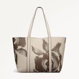Radley Hanbury Row Floral Large Open Top Tote in Salt
