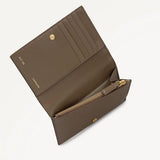 Radley Oak Street Medium Flapover Wallet In Coffee
