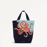 Radley Octopus Small Open Top Grab In Navy