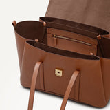 Radley The Chancery Medium Flapover Shoulder In Cognac