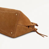 Radley The Christina Large Ziptop Shoulder in Toffee Suede