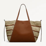 Radley The Delphine Raffia Extra Large Open Top Tote In Natural