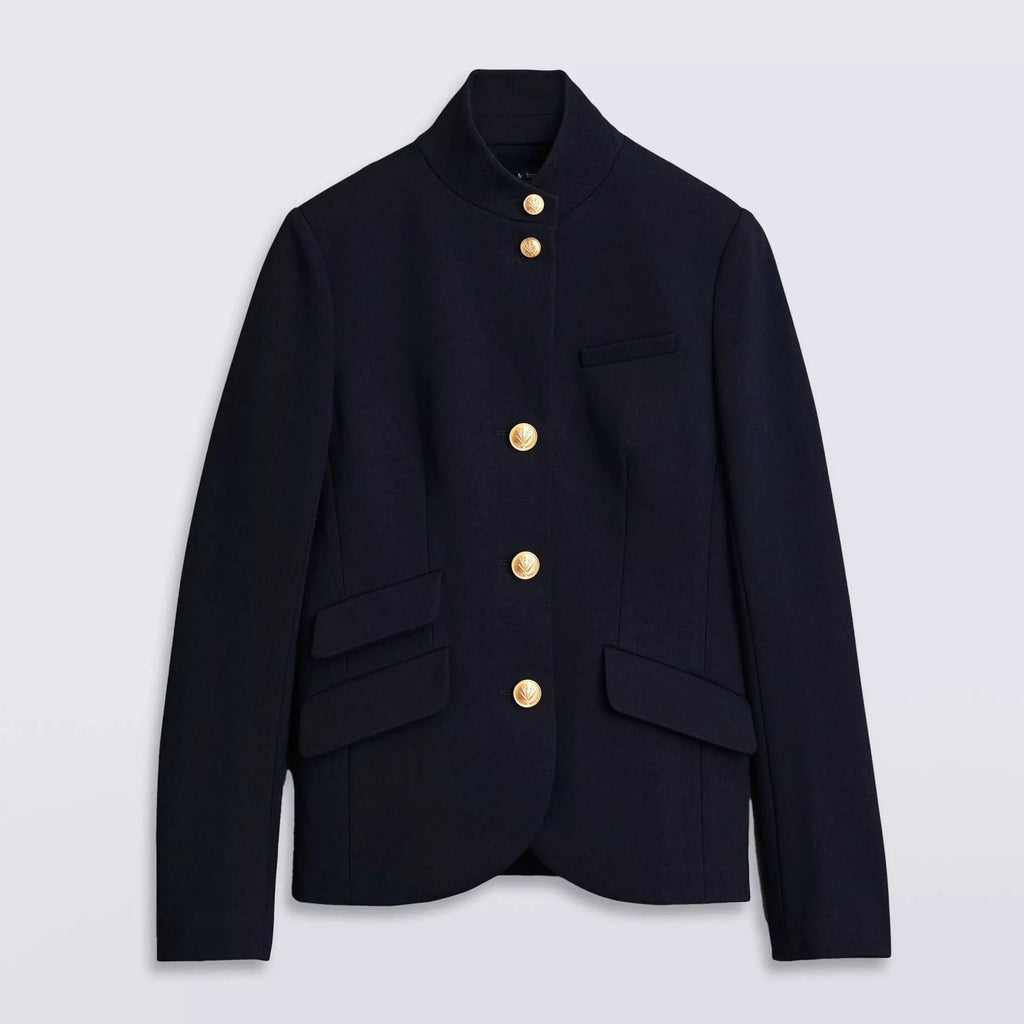 Rag Bone Slade Ponte Blazer in Salute Navy - Main Image