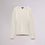 Rag & Bone Audrina Wool Crew in Off White