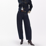 Rag & Bone Charlie Ankle Barrel Jeans Lightweight Rigid In Twilight Rinse