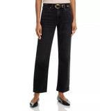 rag & bone Featherweight Baggy Dre Low Rise Boyfriend Jeans In Jet Black