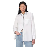 Rag & Bone Maxine Cotton Shirt in White