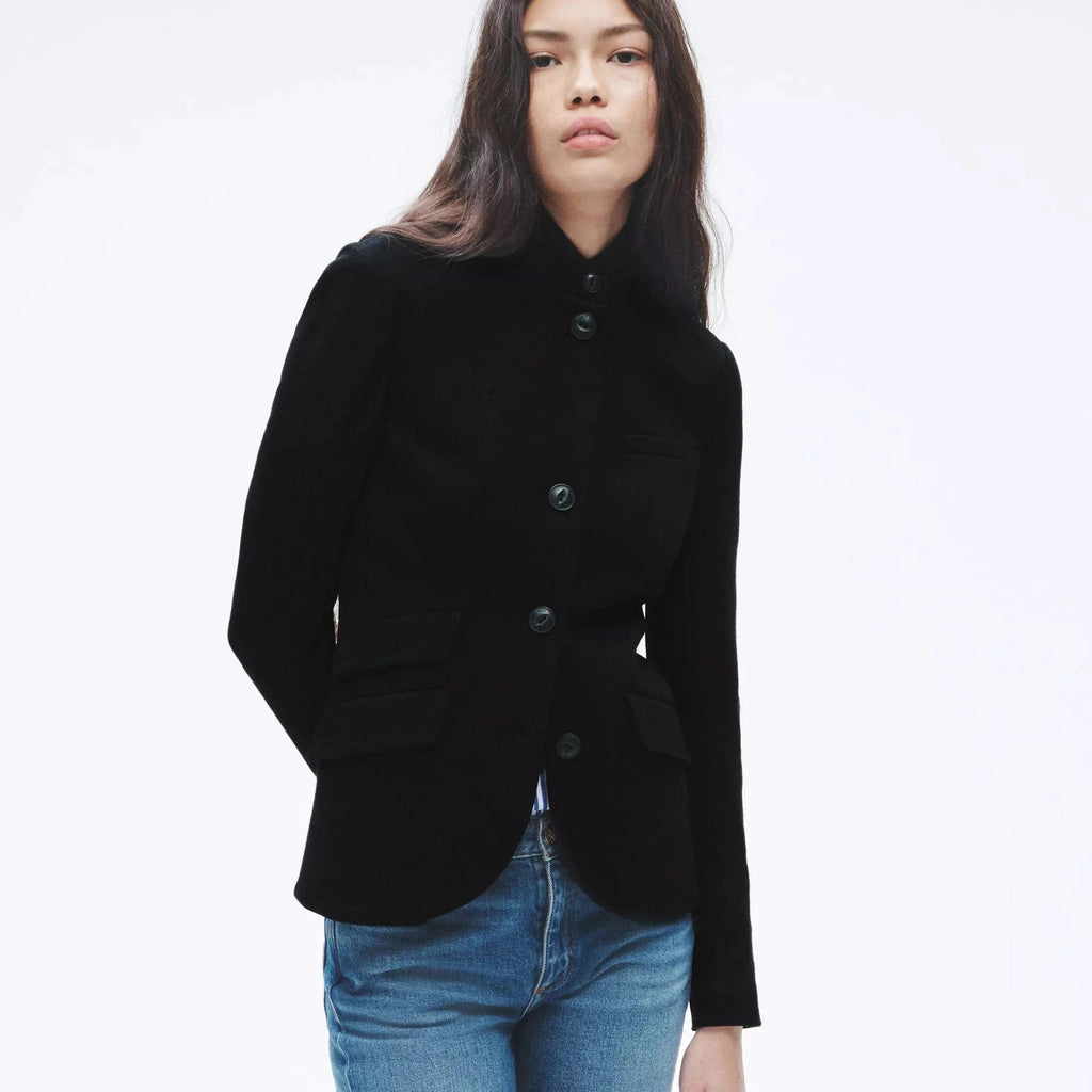 Rag Bone Slade Wool Blazer in Black