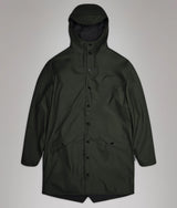 Rains Long Jacket in Green