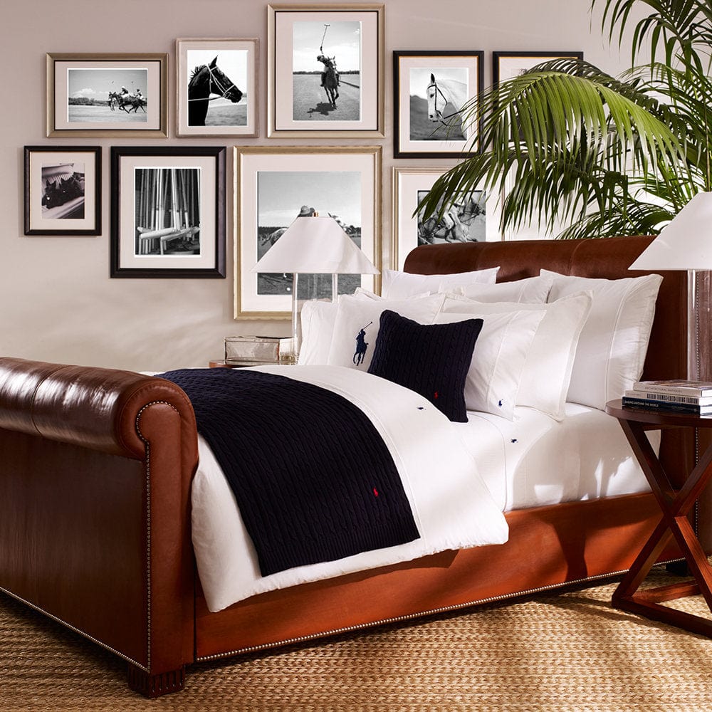 Ralph Lauren Player White Duvet Cover - Main Image