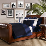 Ralph Lauren Polo Player Pillowcases Navy Pair 65x65cm