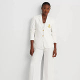 Lauren Ralph Lauren Bullion Jacquard Blazer in White