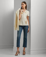 Lauren Ralph Lauren High-Rise Straight Ankle Jean In Dusk Indigo Wash