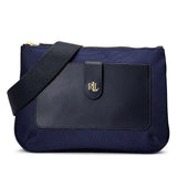 Lauren Ralph Lauren Jamey 27 Oxford Medium Crossbody Bag Navy
