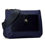 Lauren Ralph Lauren Jamey 27 Oxford Medium Crossbody Bag Navy