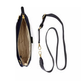 Lauren Ralph Lauren Jamey 27 Oxford Medium Crossbody Bag Navy