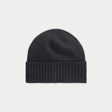 Lauren Ralph Lauren Logo-Embellished Knit Beanie in Black