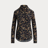 Lauren Ralph Lauren Long Sleeve Cardigan in Navy Multi