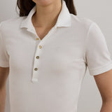 Lauren Ralph Lauren Piqué Polo Shirt In White