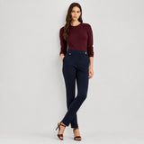 Lauren Ralph Lauren Ponte Ankle Trouser In Lauren Navy