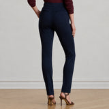 Lauren Ralph Lauren Ponte Ankle Trouser In Lauren Navy
