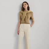 Lauren Ralph Lauren Short-Sleeve Pullover in Birch Tan