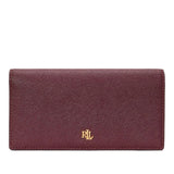 Lauren Ralph Lauren Slim Wallet Medium In Pinot Noir