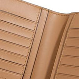 Lauren Ralph Lauren Slim Wallet Wallet Medium In Camel/Silver