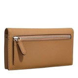 Lauren Ralph Lauren Slim Wallet Wallet Medium In Camel/Silver