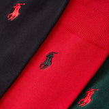 Polo Ralph Lauren 3Pack Mercerized Cotton Crew Socks In Multi